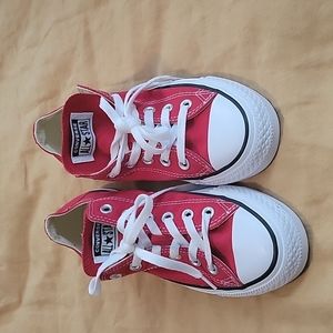 Womens Retro red Converse Sneakers